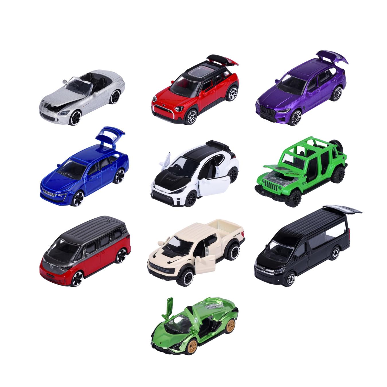Showroom Premium 10 Pack 1:64 Scale Die-Cast car By Majorette -Majorette - India - www.superherotoystore.com