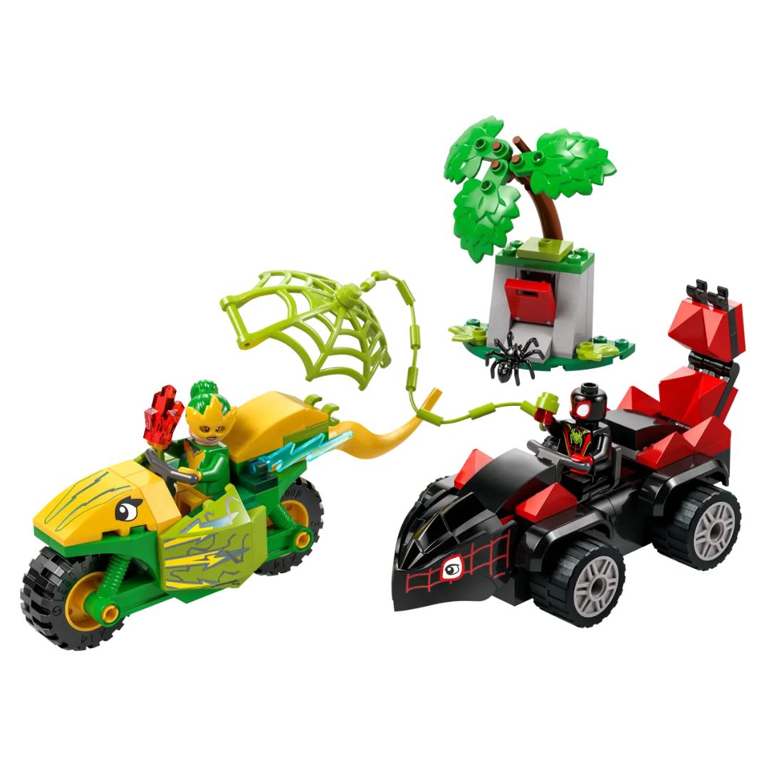 Spiderman Spin And Electro Dinosaur Vehicle Chase By Lego -Lego - India - www.superherotoystore.com