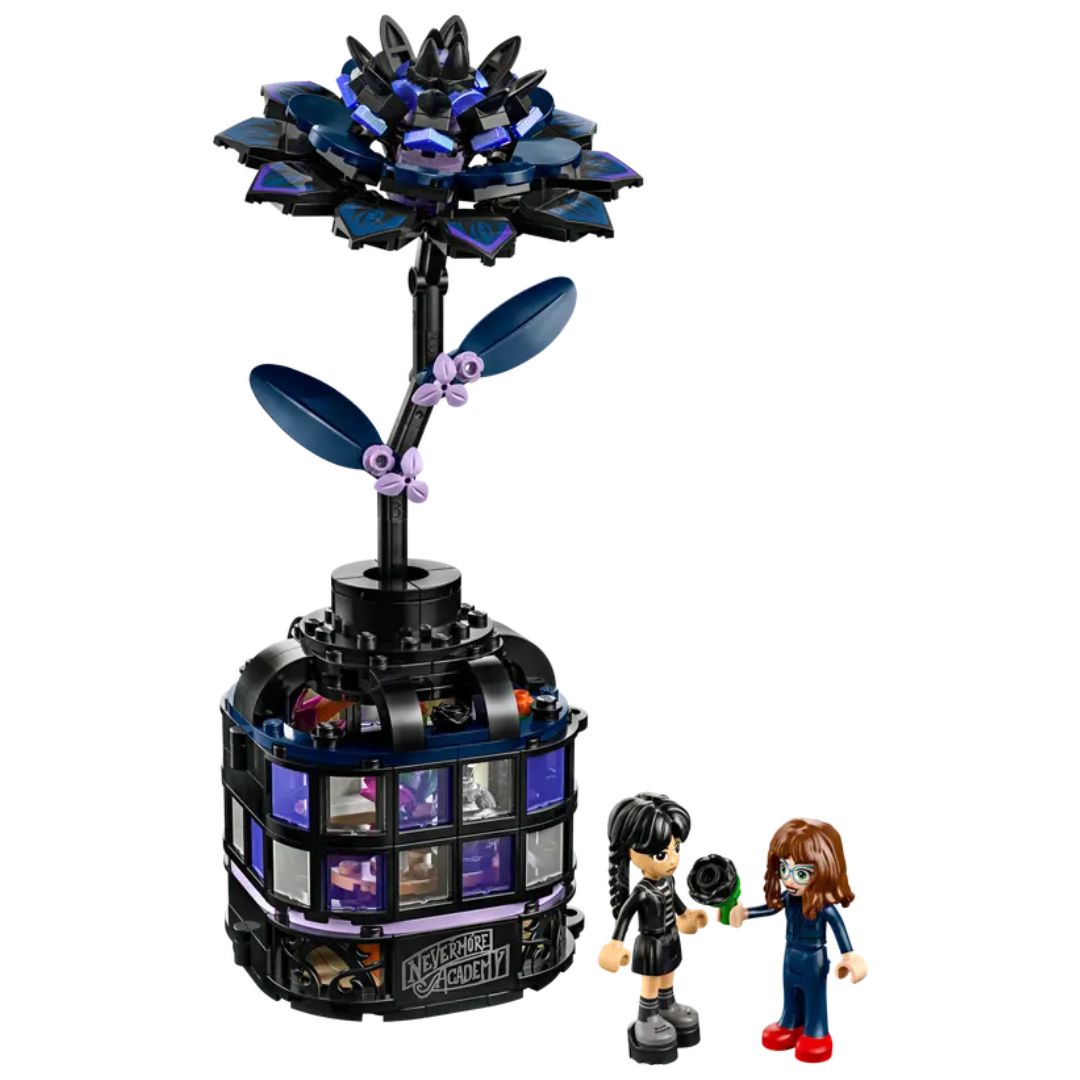 Wednesday Black Dahlia Flower By Lego -Lego - India - www.superherotoystore.com