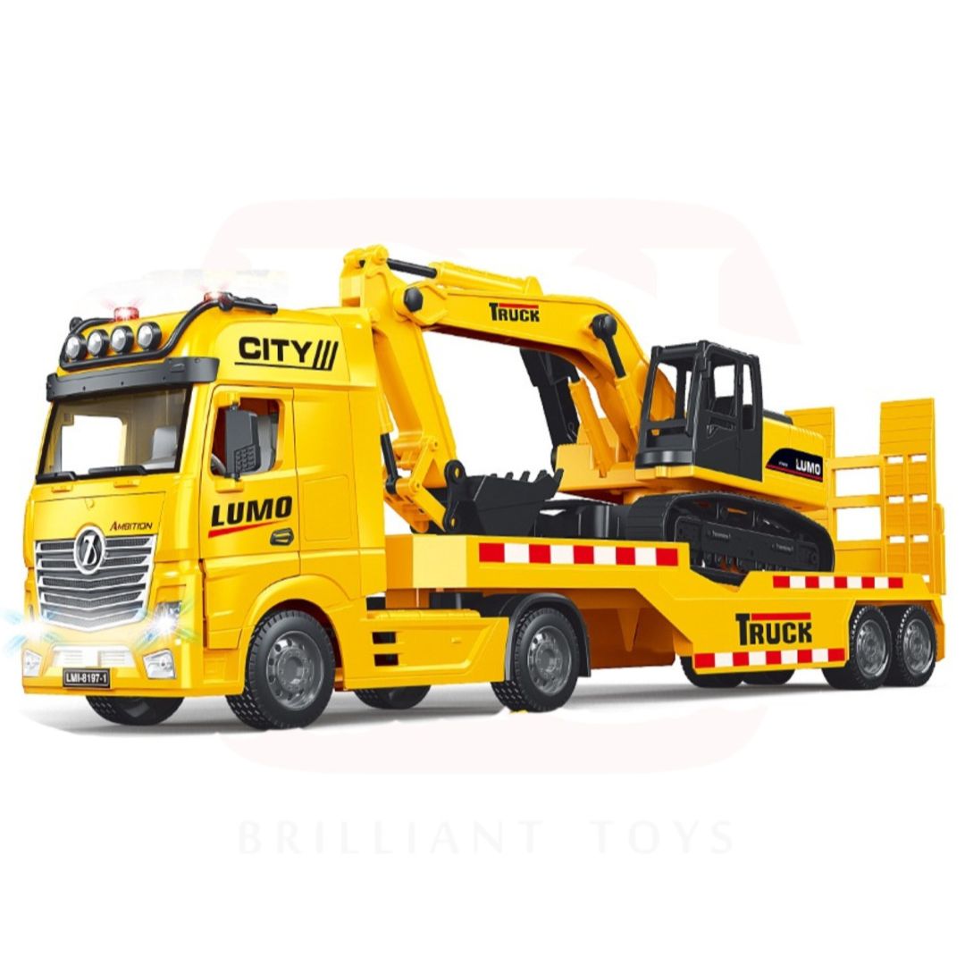 Excavator Truck With Light Music By Lumo By -Lumo - India - www.superherotoystore.com