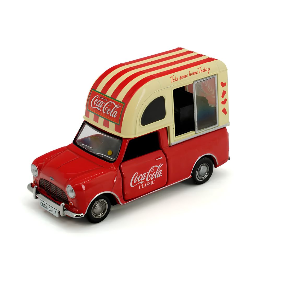 Morris Mini Pickup X Coca Cola 1:64 Scale Die-Cast Car By Tiny City