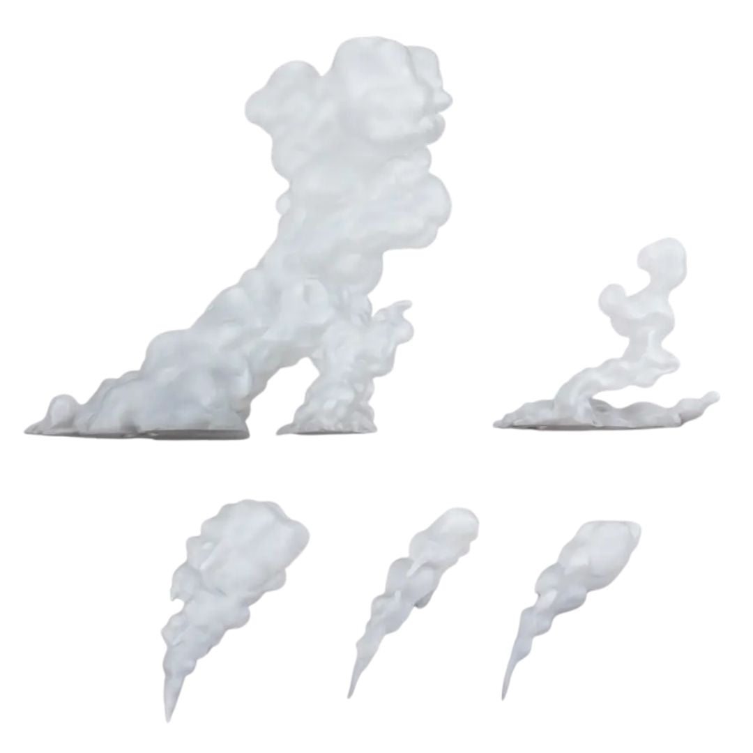Tamashii Effect Smoke White Version For S.H.Figuarts By Tamashii Nations
