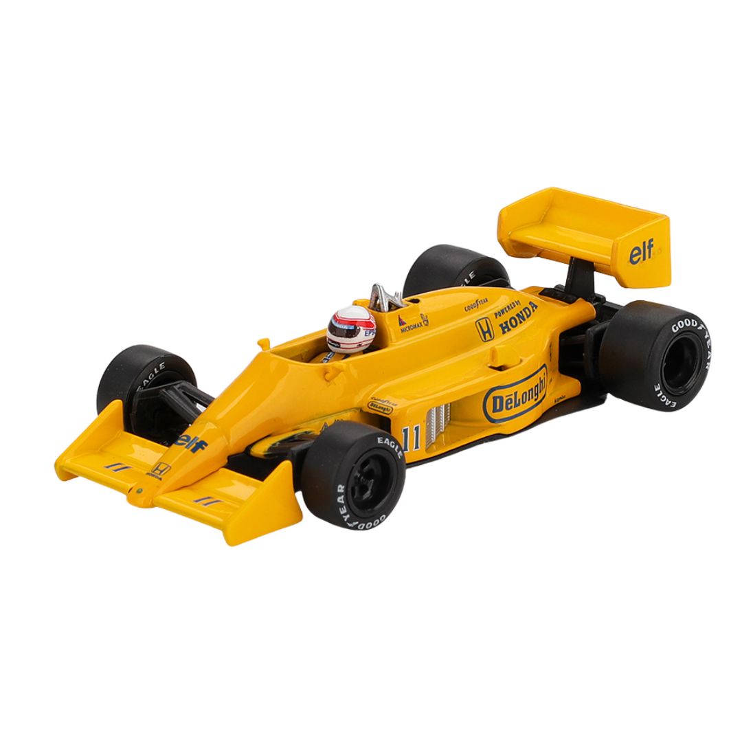 Lotus 99T 11 Satoru Nakajima 1987 Monaco Grand Prix 1:64 Diecast Car By Mini Gt