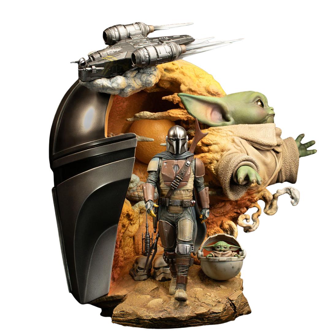 The Mandalorian Fine Art Statue By Pcs Collectibles -PCS Collectibles - India - www.superherotoystore.com