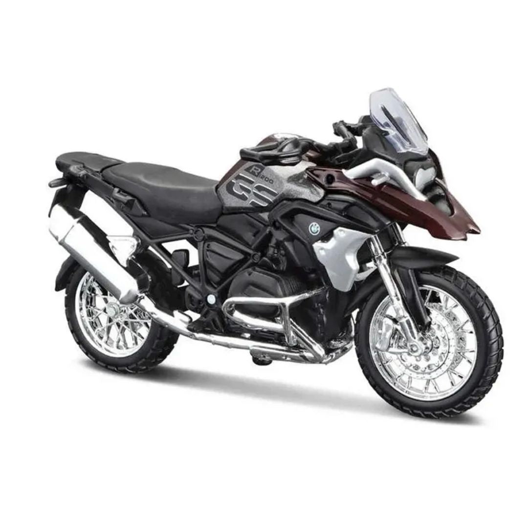 Black BMW R 1200 GS 2017 1:18 Scale MODEL Die-cast Bike By Maisto -Maisto - India - www.superherotoystore.com