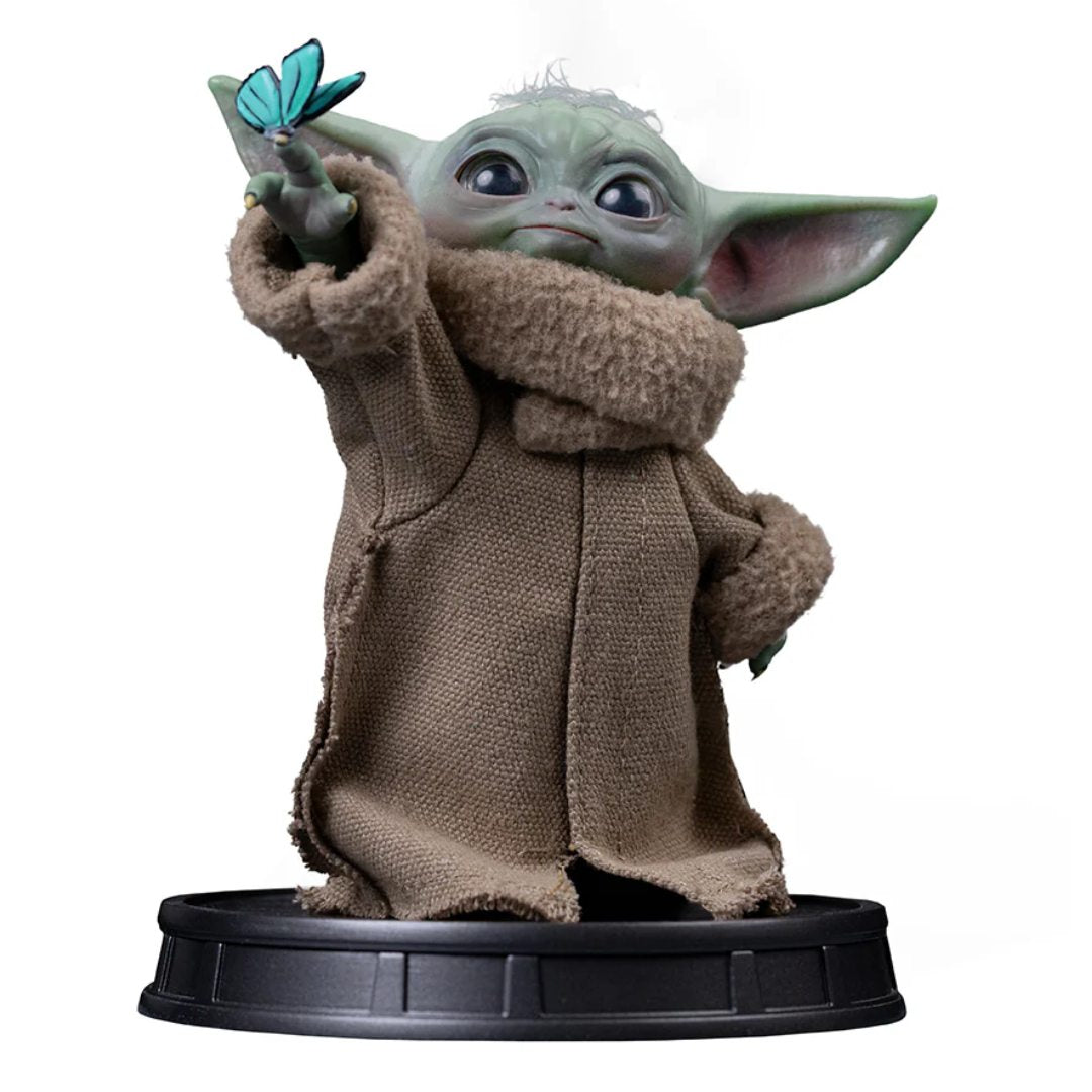 Mandalorian And Grogu Movie Grogu Butterfly Wonder Statue By Iron Studios
