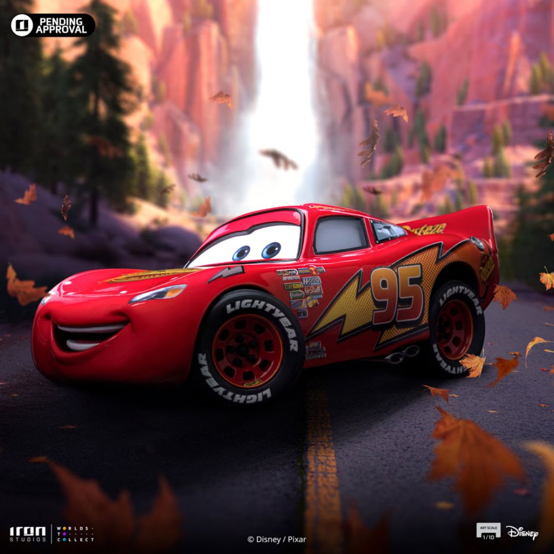 Lightning Mcqueen - Cars Statue By Iron Studios -Iron Studios - India - www.superherotoystore.com
