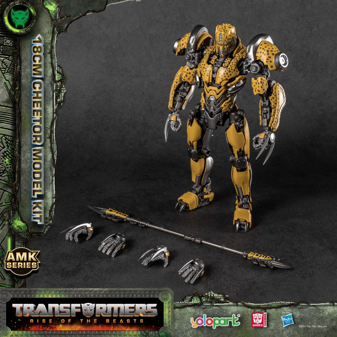 Transformers Rise Of The Beasts: Amk Series 18Cm Cheetor Model Kit By Yolo Park -Yolo Park - India - www.superherotoystore.com