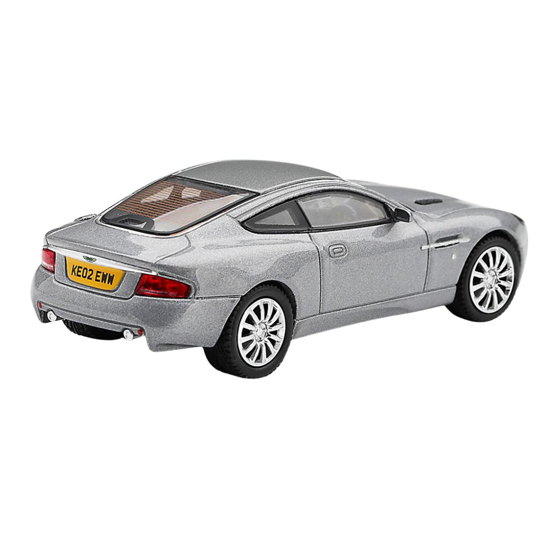 Aston Martin V12 Vanquish ""Die Another Day"" / English Blister Packaging 1:64 Diecast Car By Mini Gt