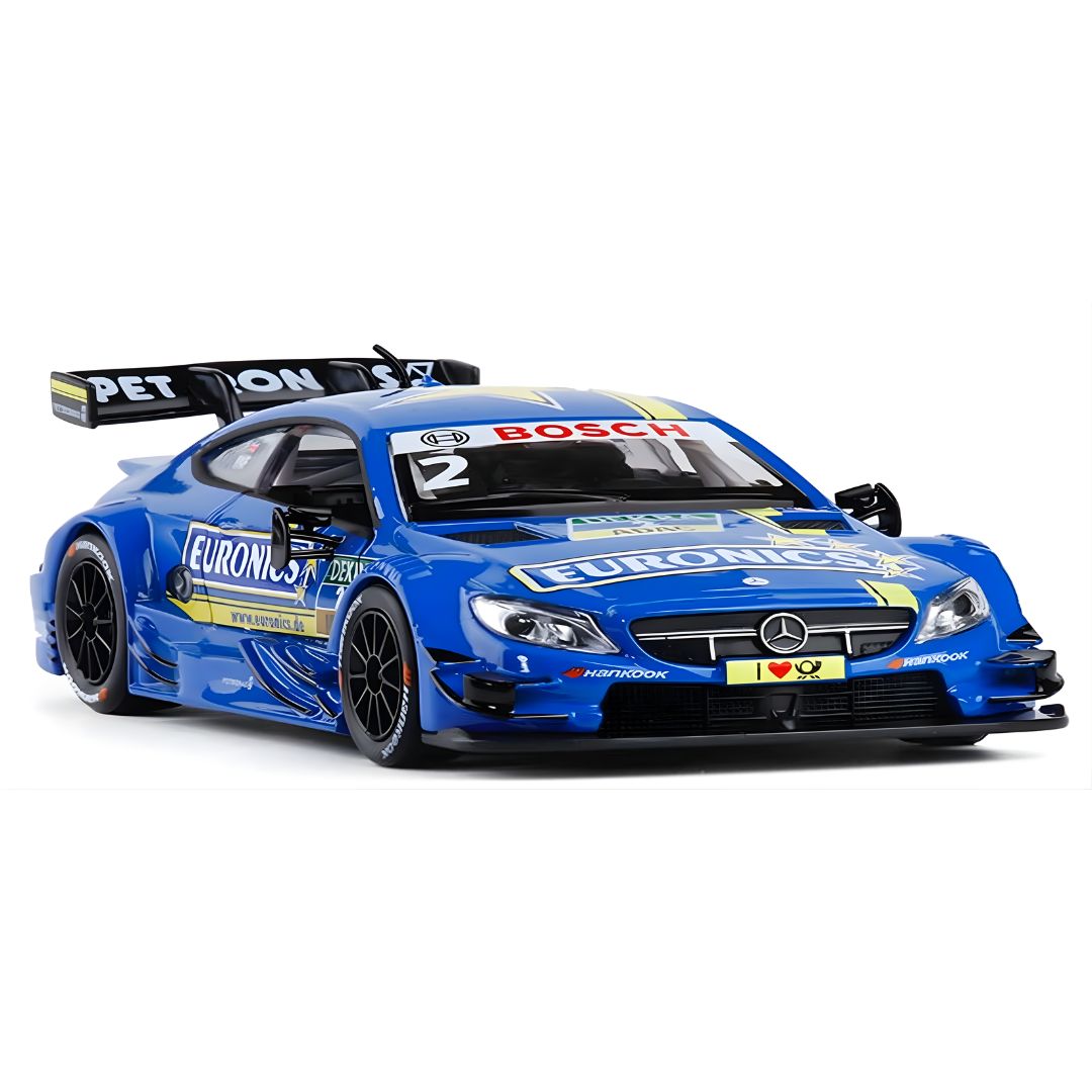 Blue Mercedes-AMG C 63 DTM 1:32 Scale Die-Cast Car By MSZ -MSZ - India - www.superherotoystore.com