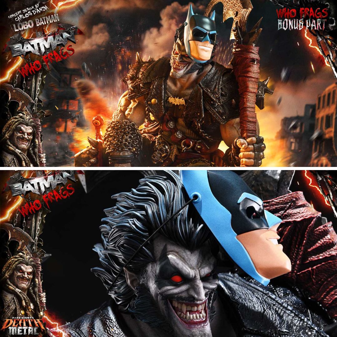 Dark Nights: Death Metal (Comics) Lobo Batman: Batman Who Frags Deluxe Statue By Prime1 Studios