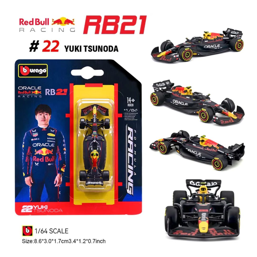 Oracle Red Bull Rb21_Japan Gp 1/664 Scale Diecast Car By Bburago -Bburago - India - www.superherotoystore.com