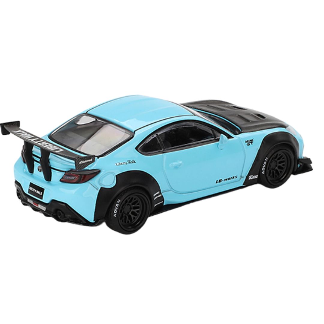 Baby Blue Toyota Gr86 Lb Nation 1:64 Scale Die-Cast Car By Mini Gt By Mini Gt -Mini GT - India - www.superherotoystore.com