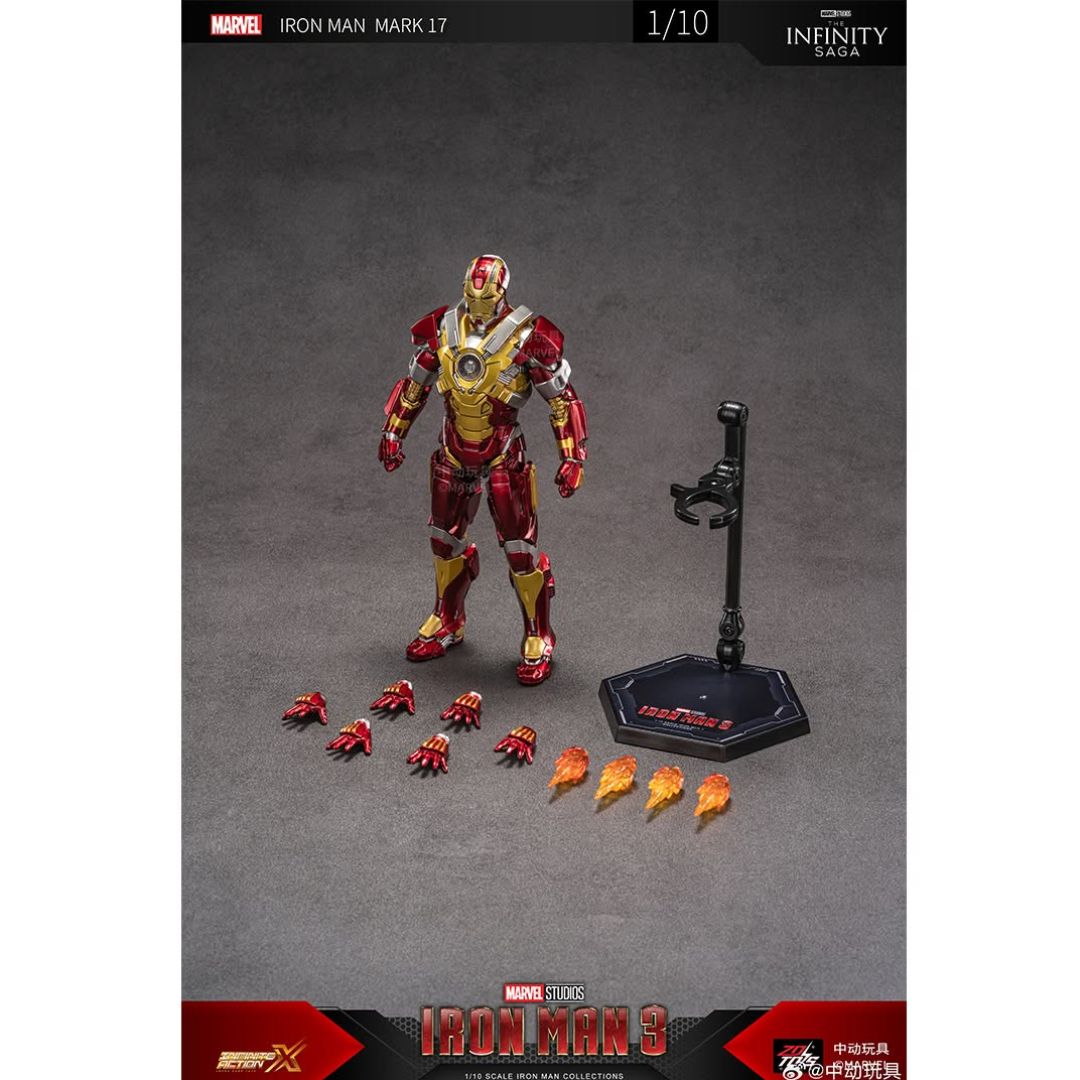 Iron Man Mk17 Action Figure By Zd Toys -ZD Toys - India - www.superherotoystore.com