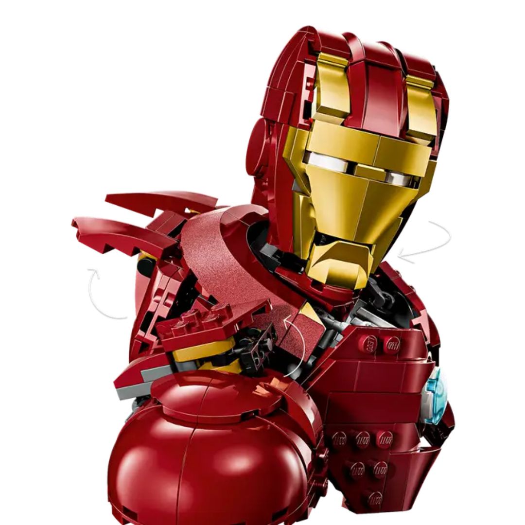 Iron Man Mk4 Bust By Lego -Lego - India - www.superherotoystore.com