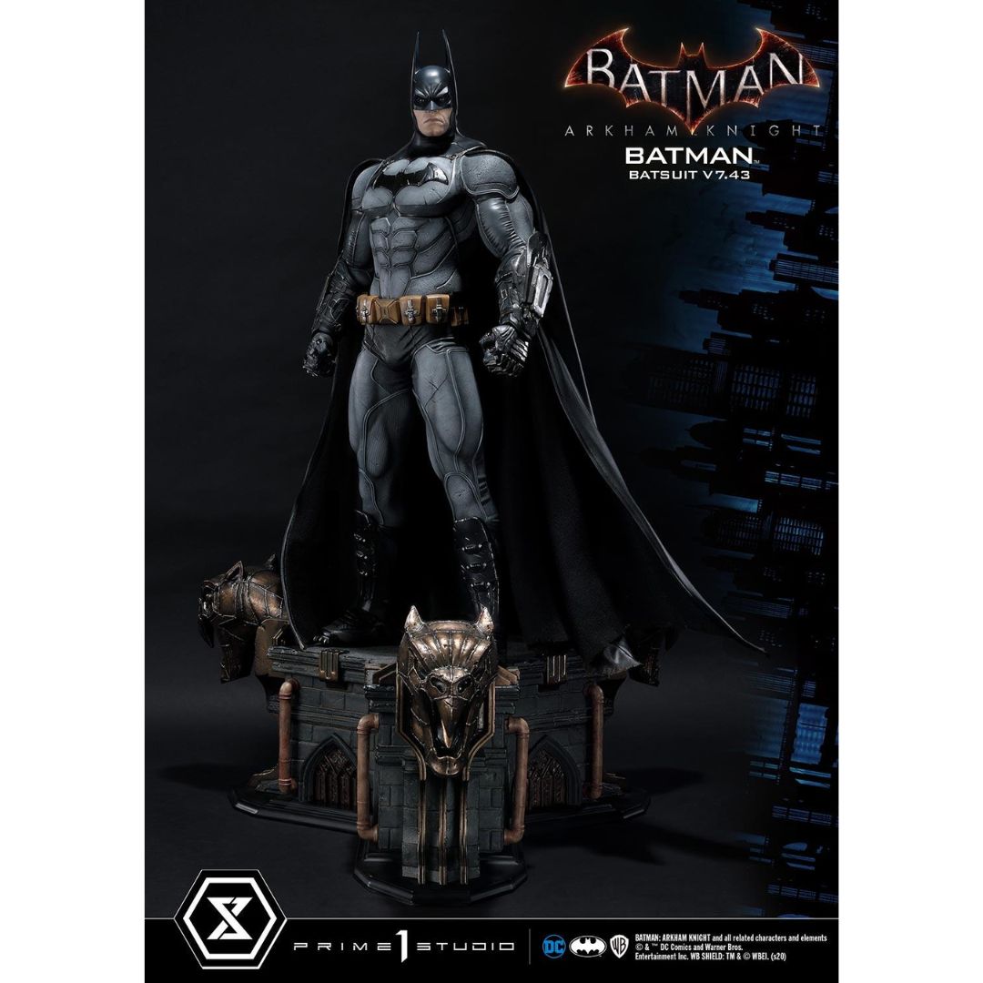 Batman: Arkham Knight Batman Batsuit V7.43 Statue By Prime1 Studios