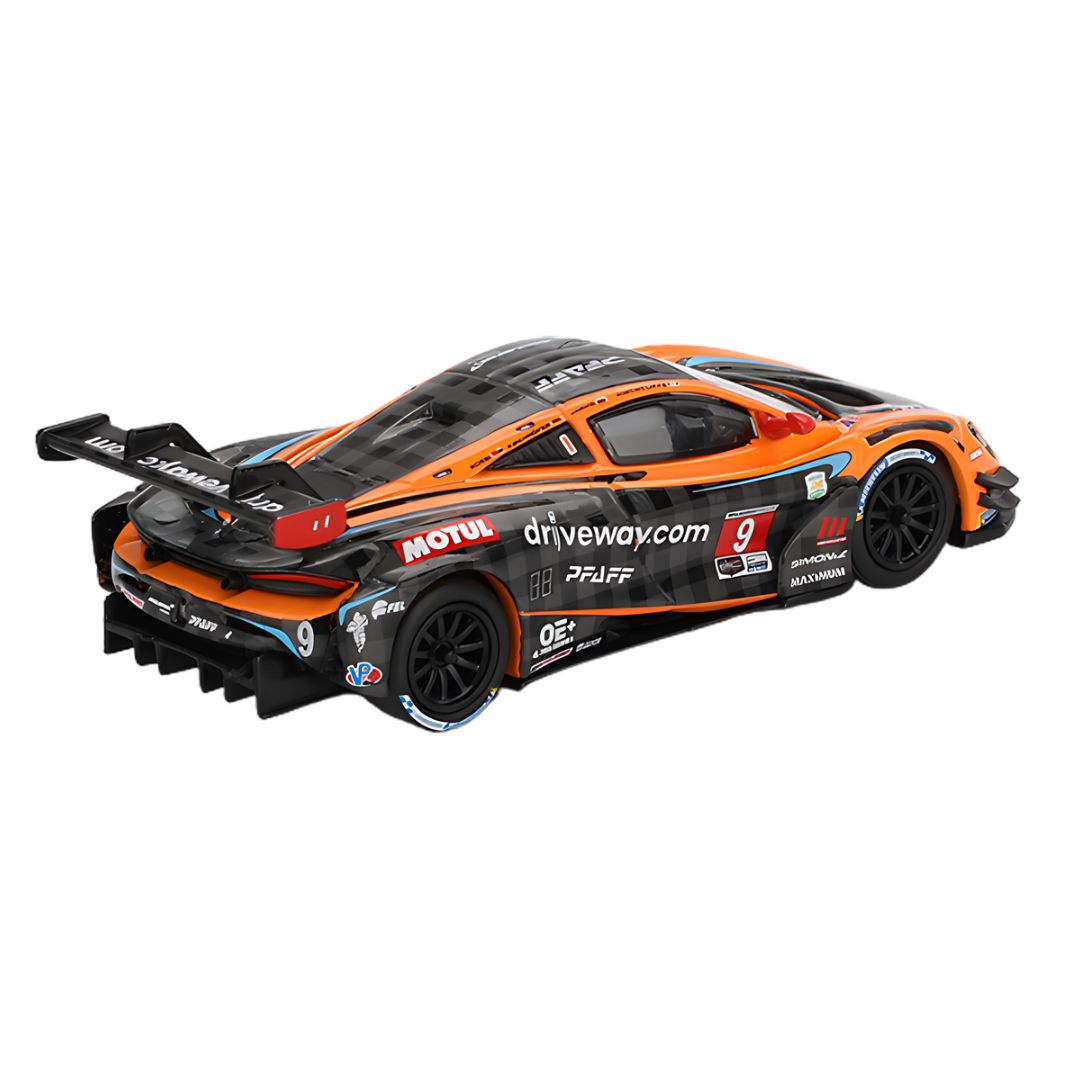 McLaren 720S GT3 Evo Pfaff Motorsports 2024 IMSA Daytona 24 Hrs 1:64 Scale Die-Cast Car By MiniGT