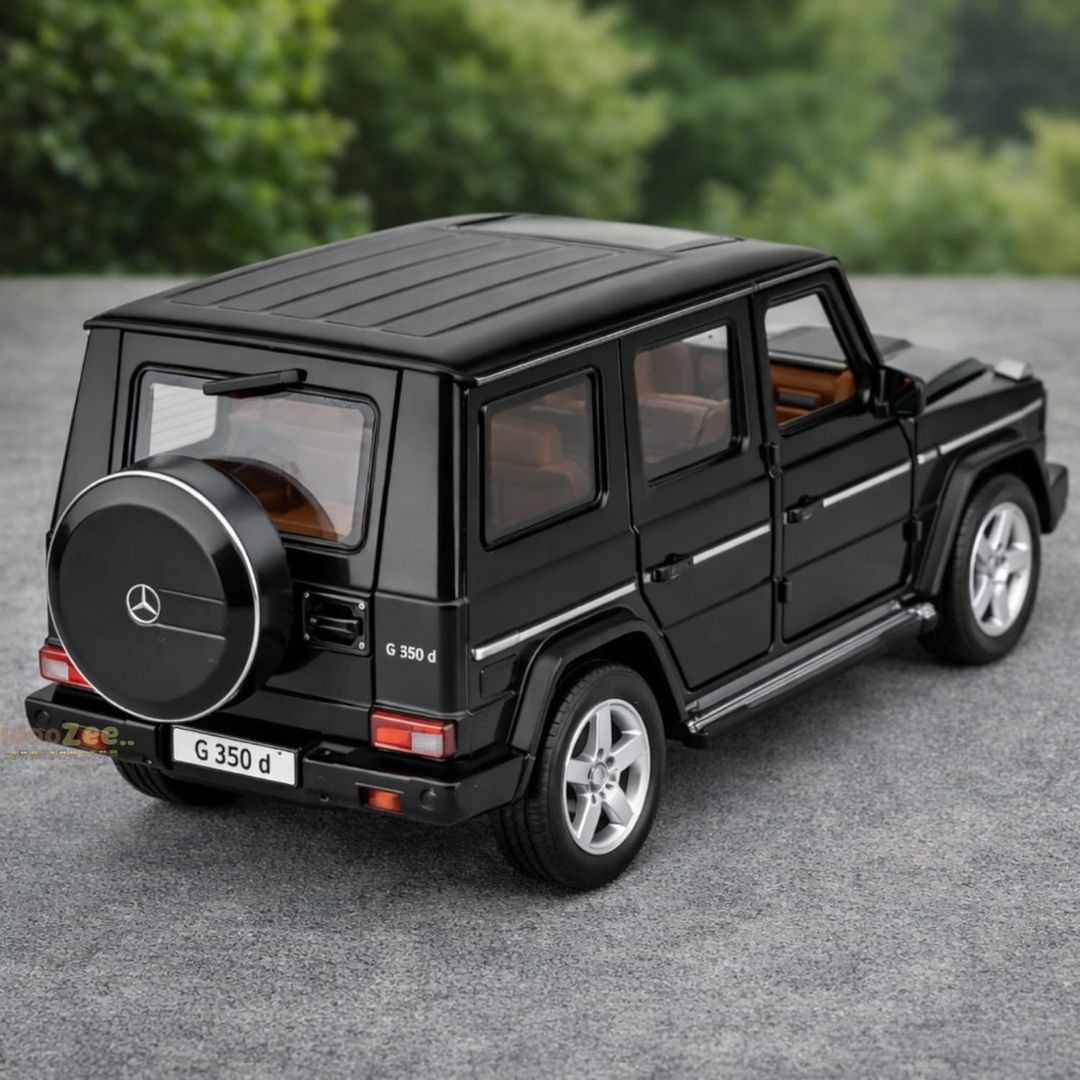 Black Mercedes-Benz G 350d 1:32 Scale Die-Cast car By MSZ -MSZ - India - www.superherotoystore.com