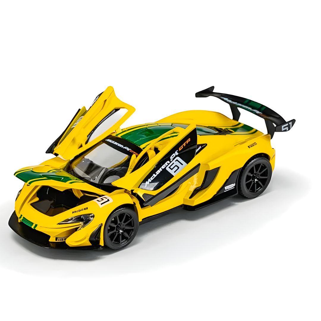 Yellow McLaren P1 1:24 Scale Die-Cast Car By Joy Junction -Joy Junction - India - www.superherotoystore.com