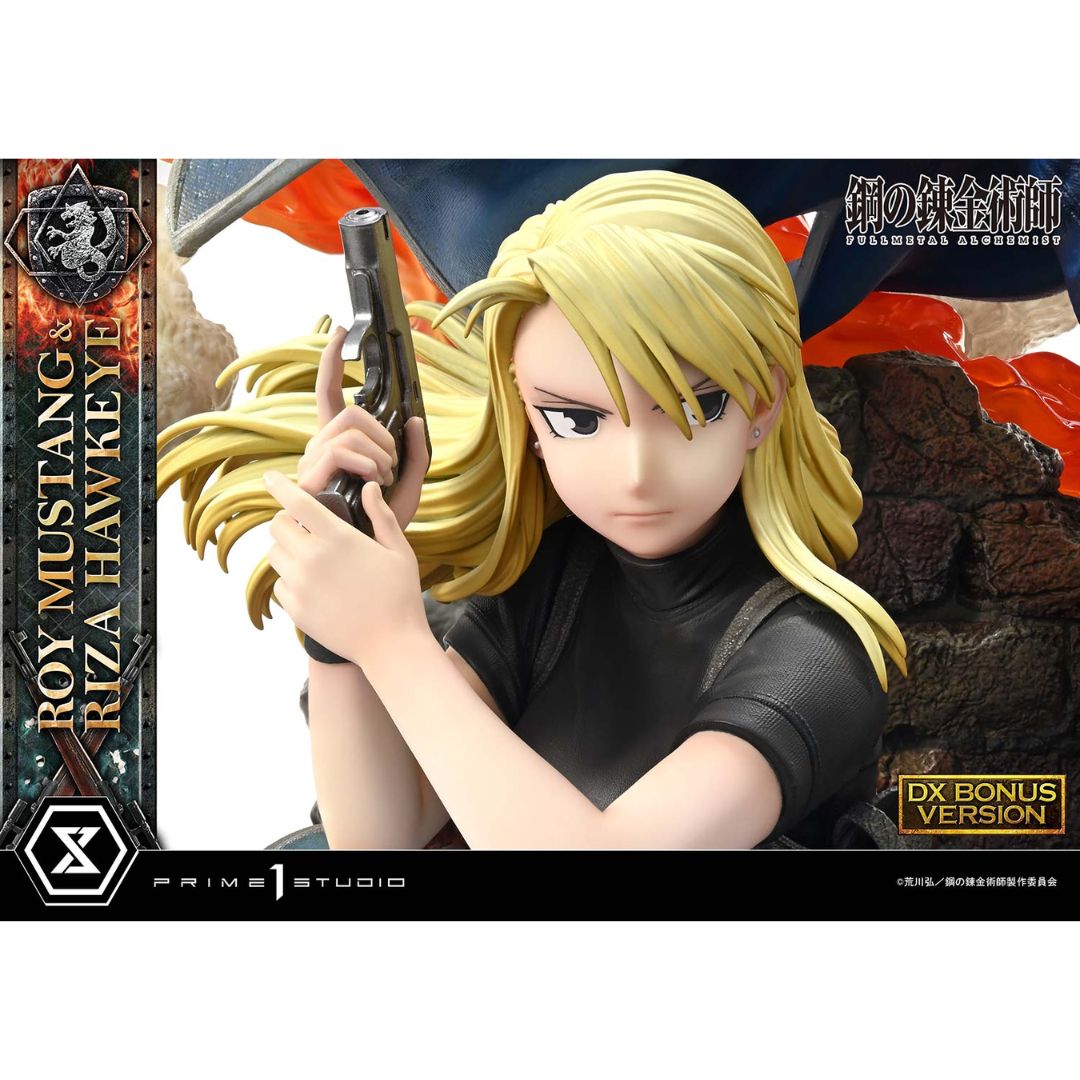 Fullmetal Alchemist Roy Mustang & Riza Hawkeye Statue Dx Bonus Version By Prime1 Studios -Prime 1 Studio - India - www.superherotoystore.com