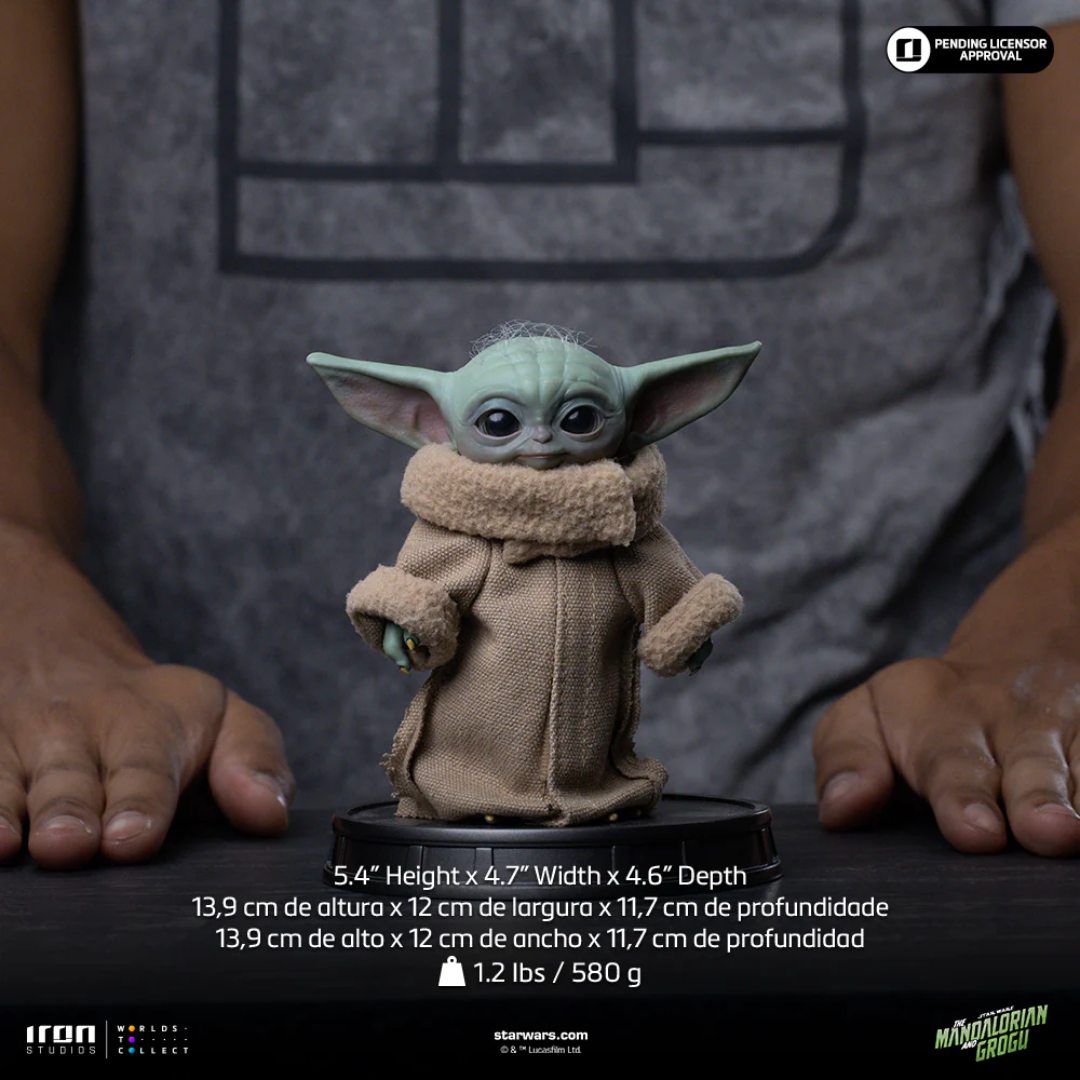 Mandalorian And Grogu Movie Grogu Always Curious Statue By Iron Studios