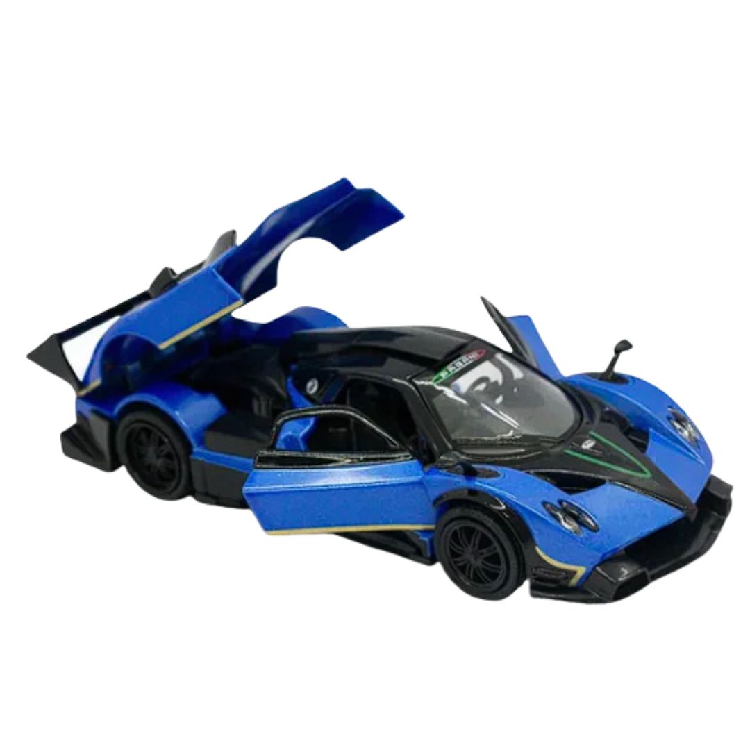 Blue Pagani Zonda R 1:32 Scale Die-Cast Car By Rmz City -Rmz City - India - www.superherotoystore.com