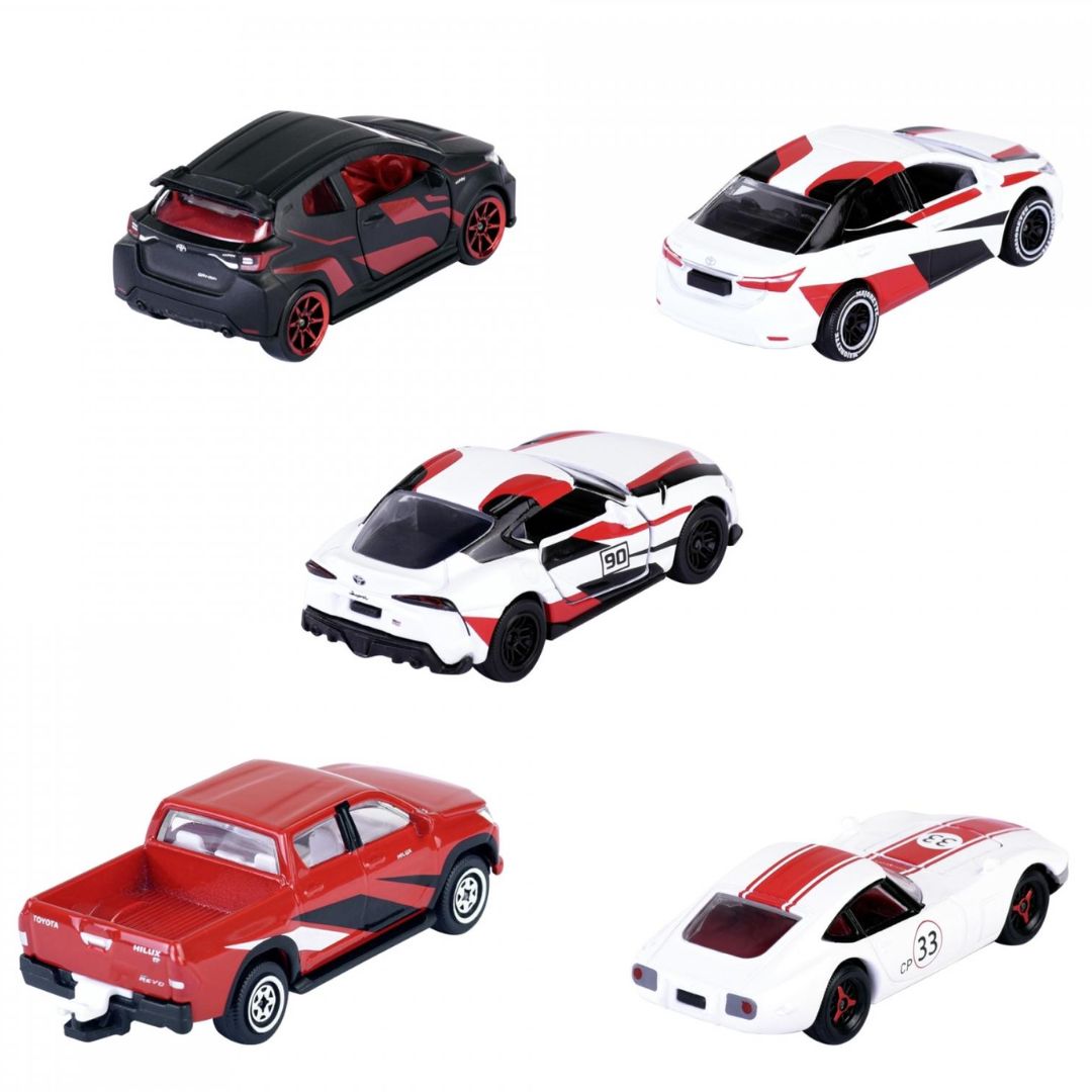 Toyota Racing 1:64 Scale 5 Pack Die-Cast Car Set by Majorette -Majorette - India - www.superherotoystore.com