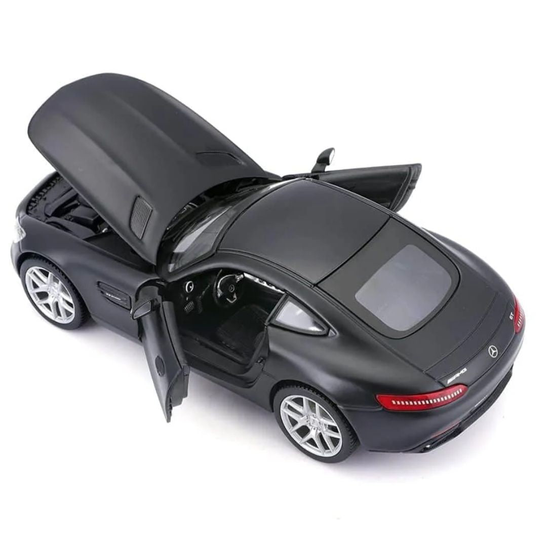 Black Mercedes-Benz AMG GT in Hard Case 1:24 Scale Die-Cast Car by Maisto