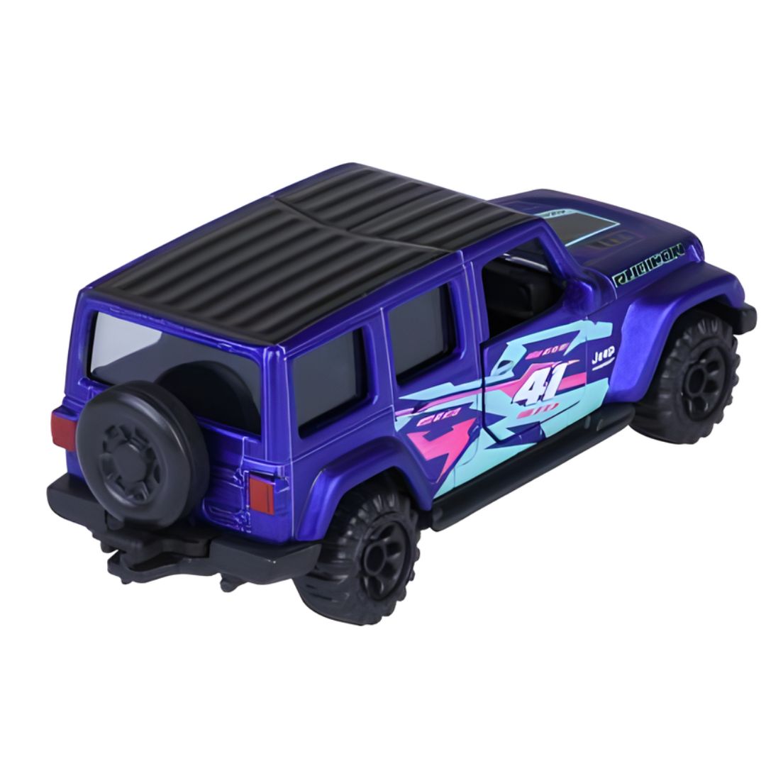 Racing Premium Purple Jeep Wrangler 4XE Die-Cast Car By Majorette -Majorette - India - www.superherotoystore.com