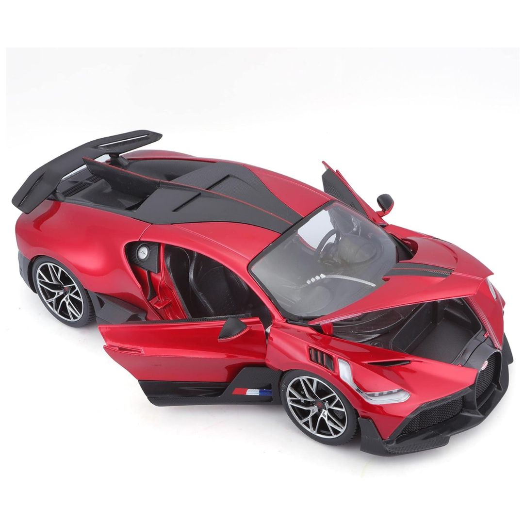 Red Bugatti Divo 1:18 Scale Die-Cast Car By Bburago