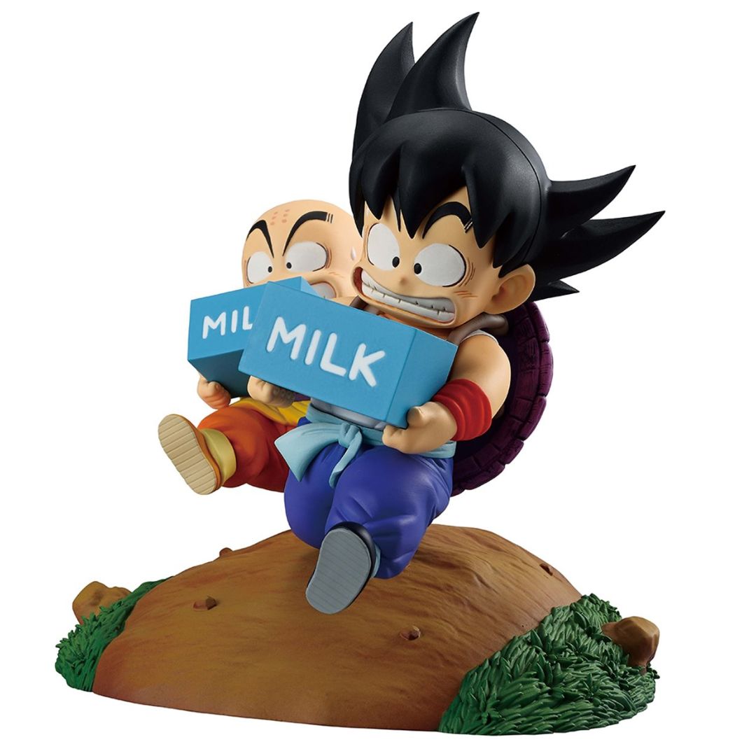 Dragon Ball Son Goku And Krillin Fantastic Adventure 2 Ichibansho Statue By Bandai