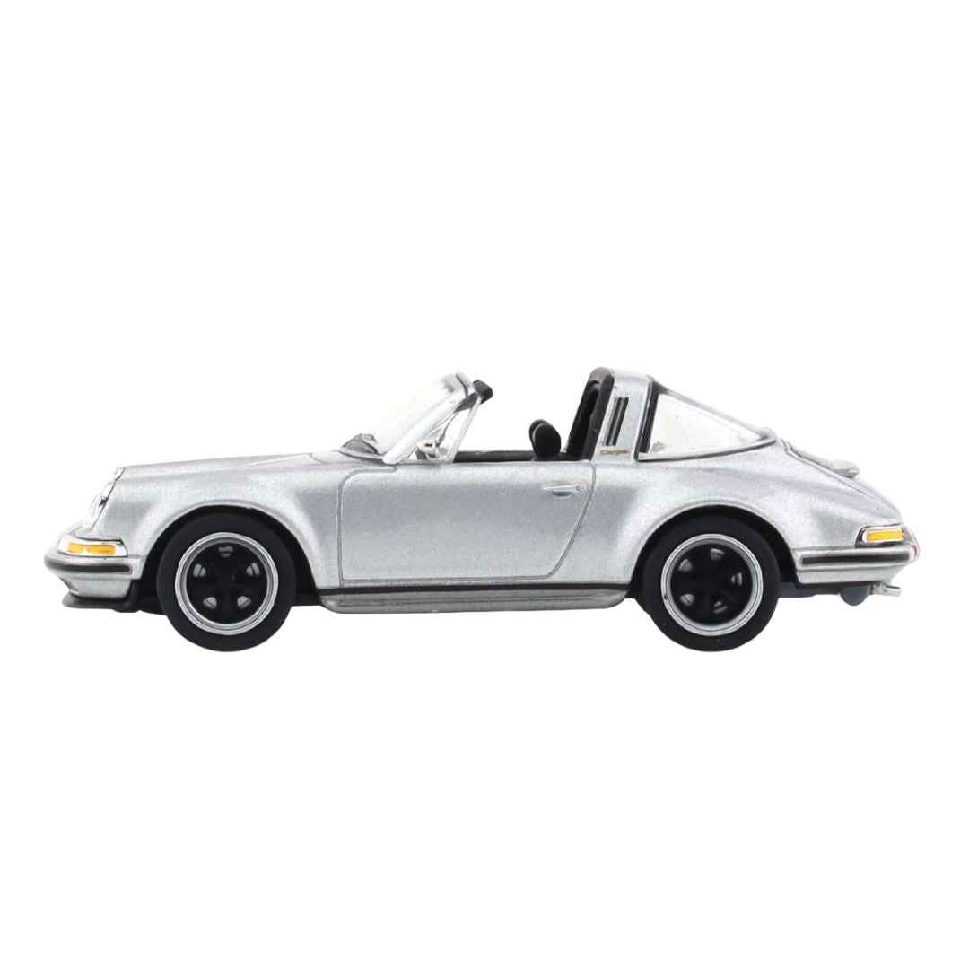 Silver Singer 964 Targa 1:64 Scale Die-Cast Car By Pop Race