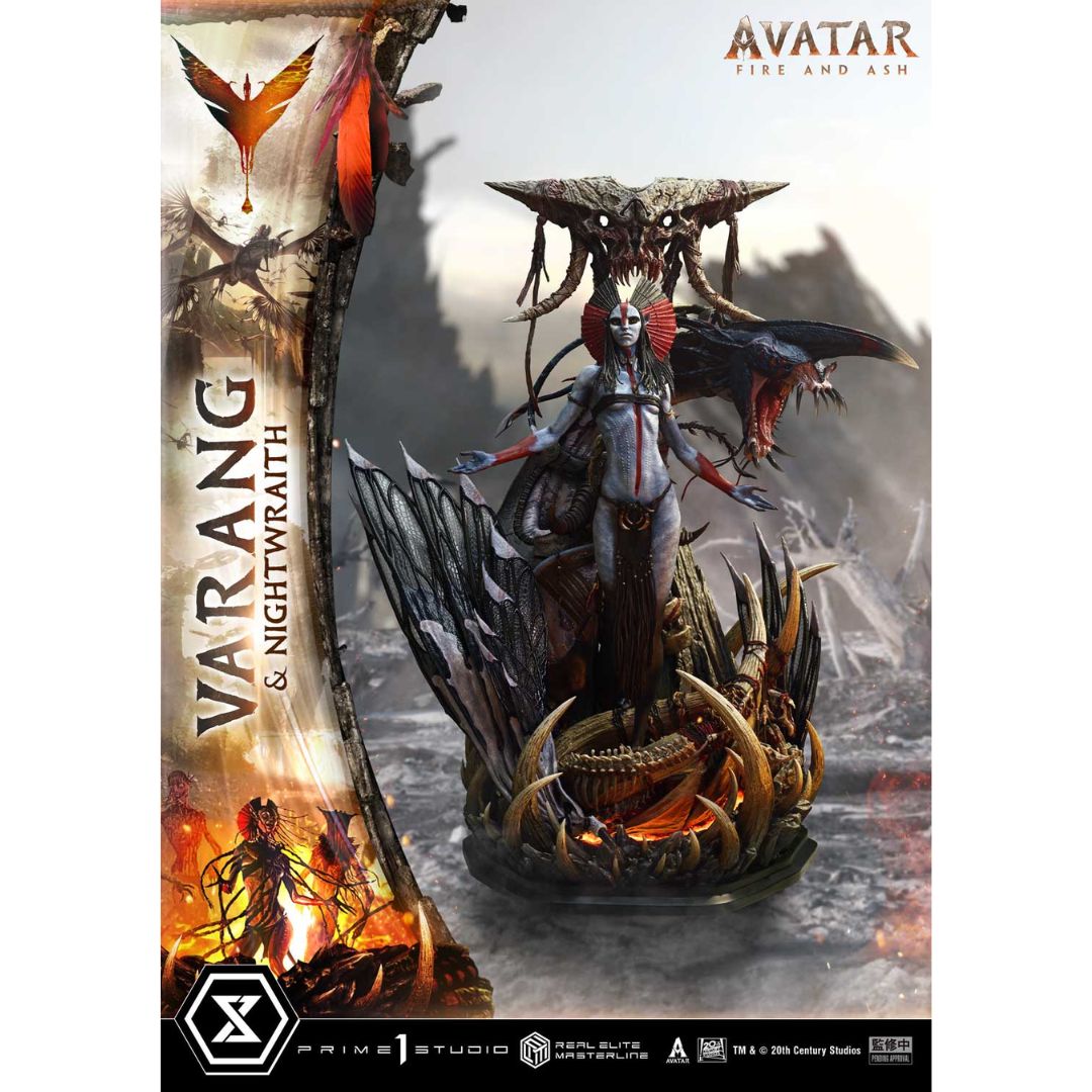 Avatar: Fire And Ash (Film) Varang & Nightwraith Bonus Version Statue By Prime1 Studios -Prime 1 Studio - India - www.superherotoystore.com