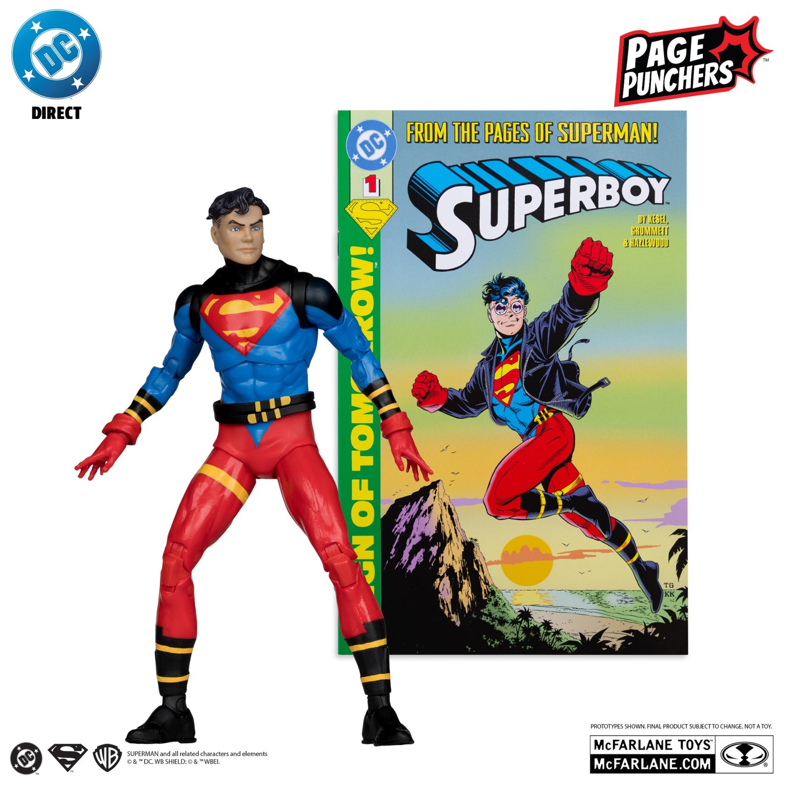 Superboy (Return Of Super Man) Action Figure By Mcfarlane Toys -McFarlane Toys - India - www.superherotoystore.com