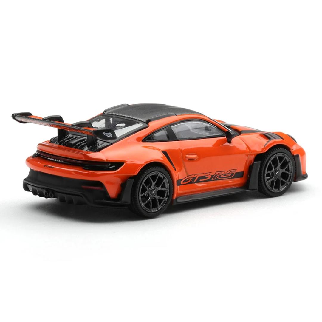 Porsche 911 (992) Gt3 Rs Weissach Package Gulf Orange By Mini Gt -Mini GT - India - www.superherotoystore.com
