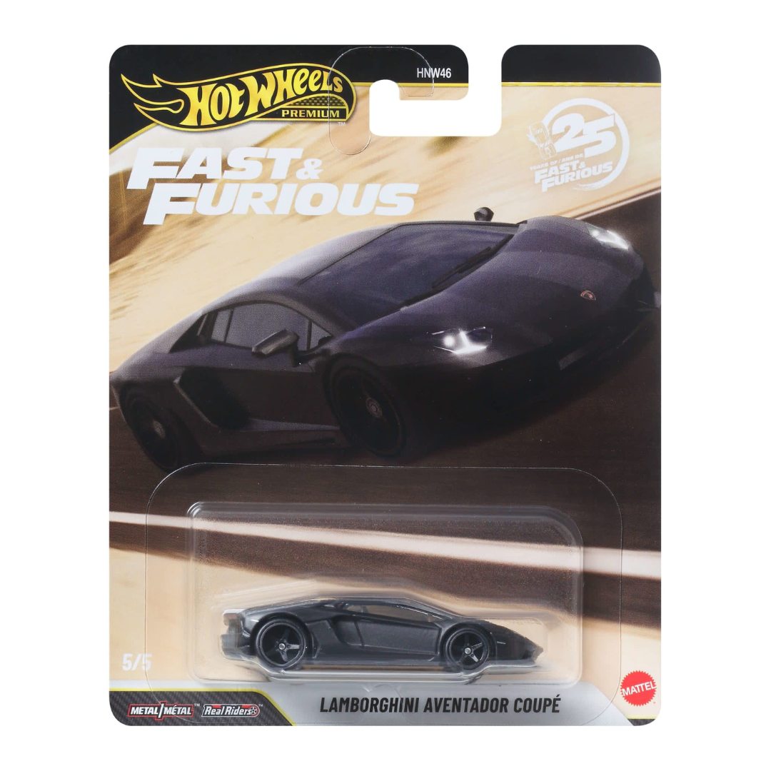 Black Fast & Furious Lamborghini Aventador Coupe 1:64 Scale Die-Cast Car By Hot Wheels -Hot Wheels - India - www.superherotoystore.com