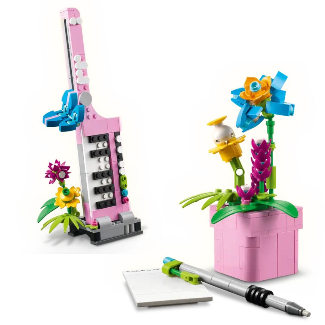 Lego Creator Typewriter With Flowers -Lego - India - www.superherotoystore.com