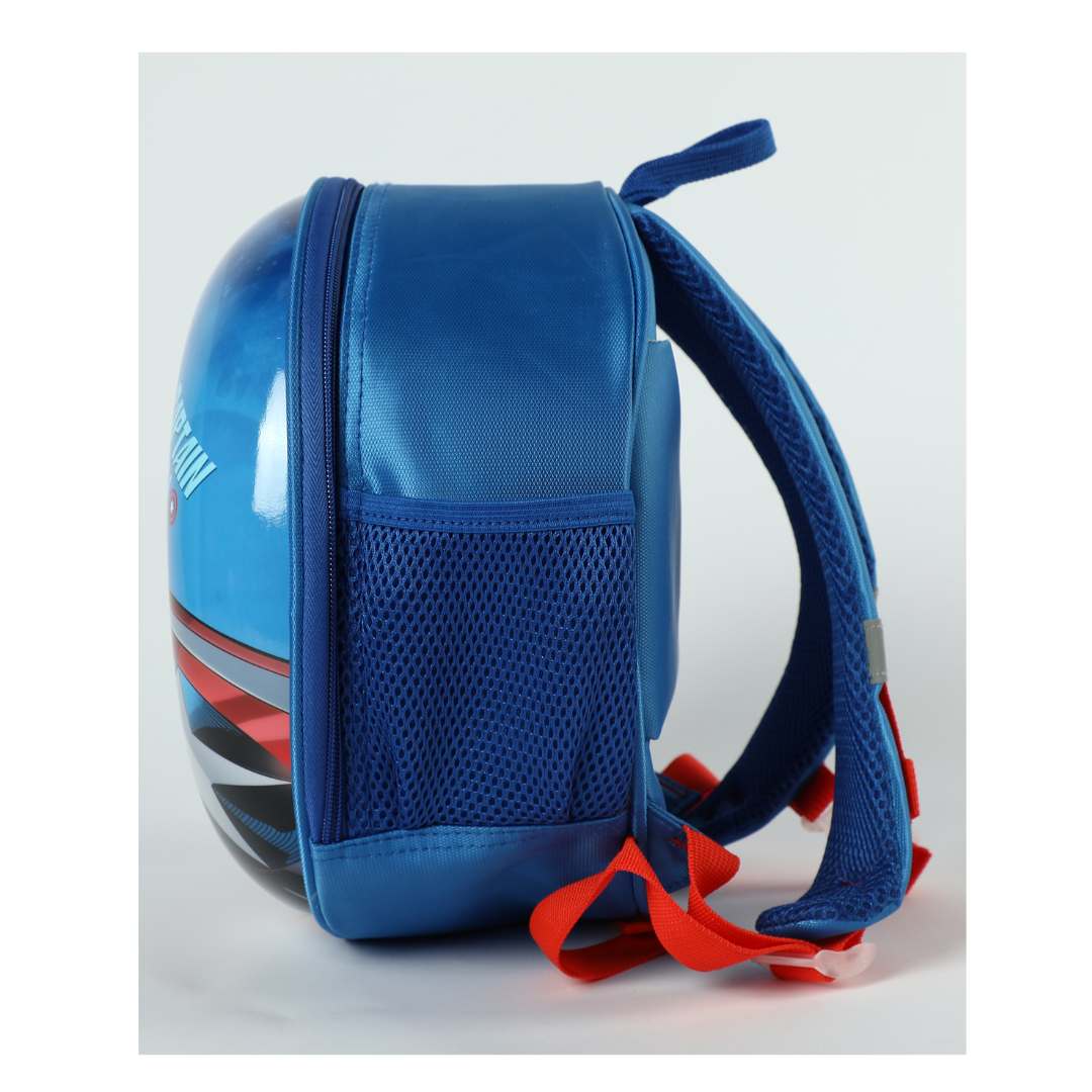 MARVEL CAPTAIN AMERICA ROUND SHAPE HARDSHELL BAG - BLUE/RED by Mesuca -Mesuca - India - www.superherotoystore.com