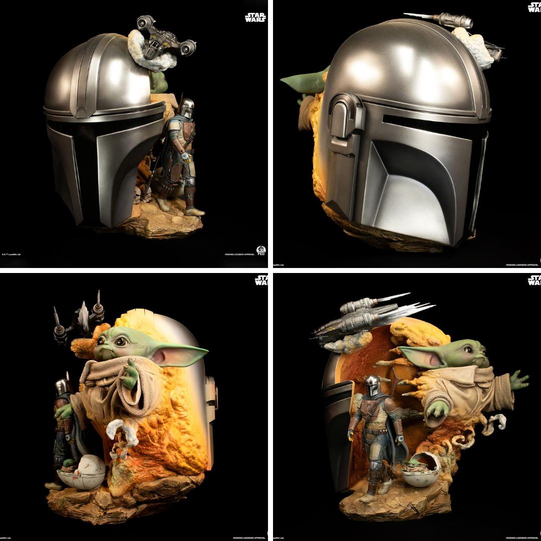 The Mandalorian Fine Art Statue By Pcs Collectibles -PCS Collectibles - India - www.superherotoystore.com