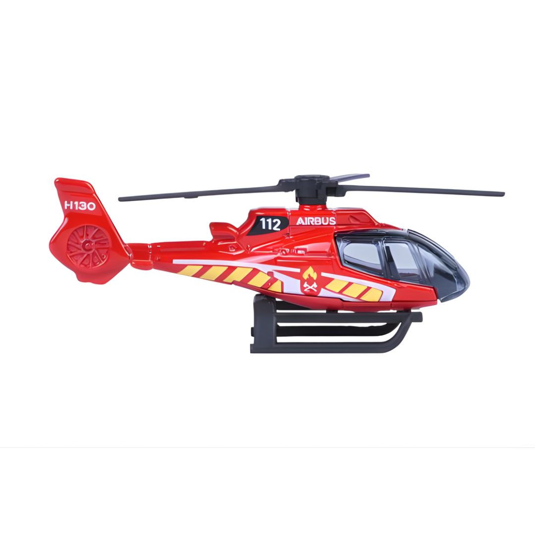 Street Cars Red Airbus H130 1:64 Scale Die-Cast By Majorette