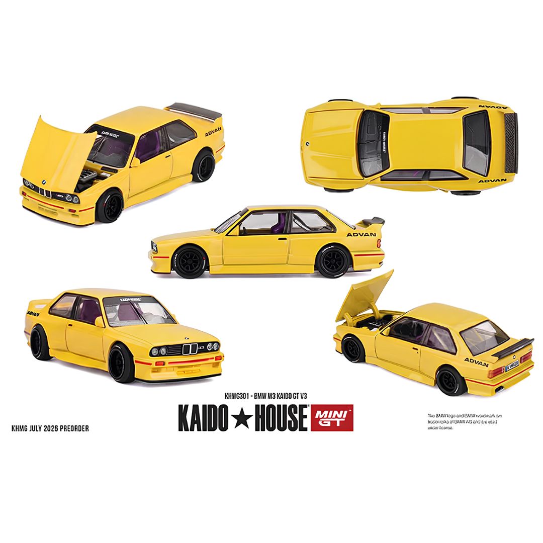 Bmw M3 Kaido Gt V3 1:64 Scale Die-Cast Car By Mini Gt