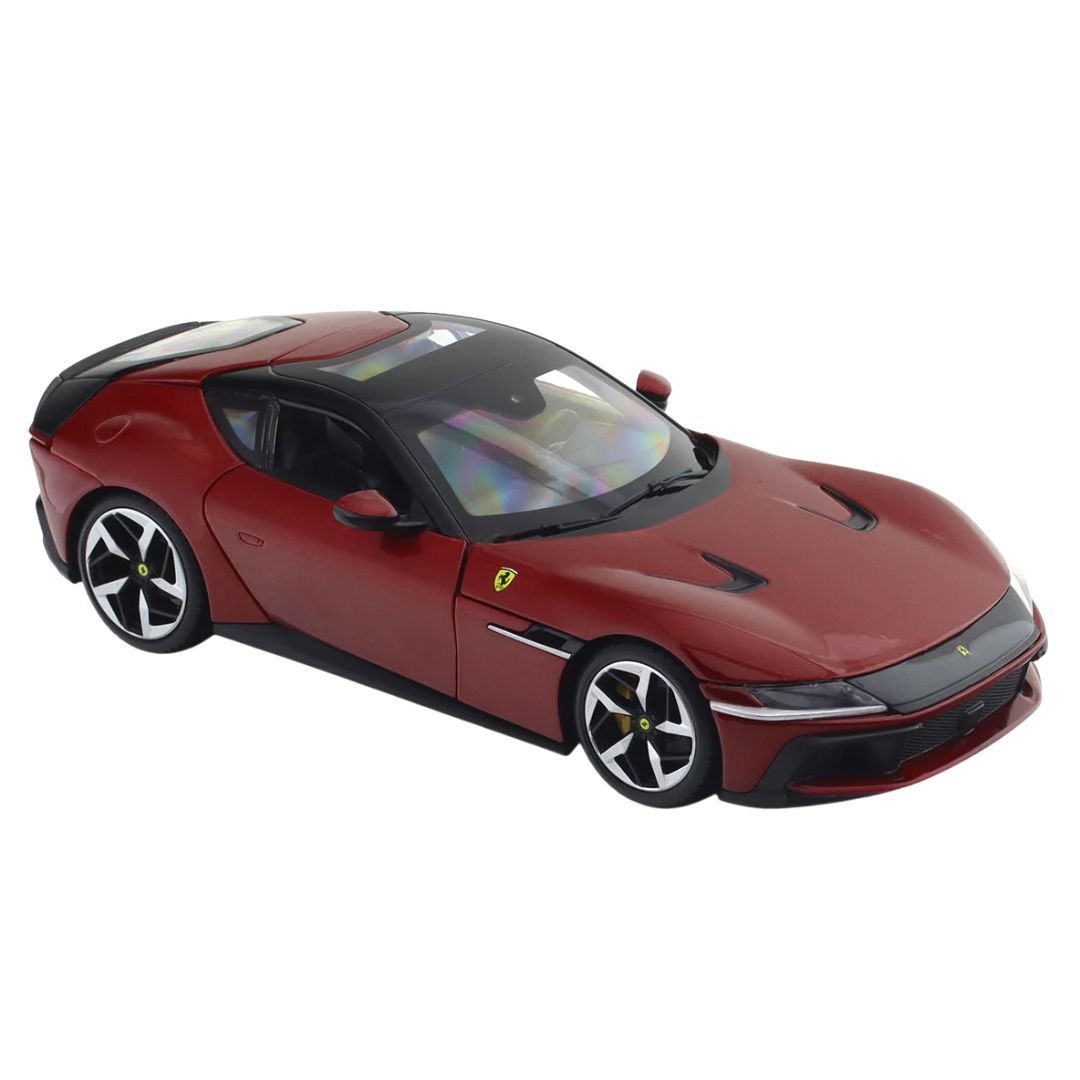 Red Ferrari 12Cilindri in Hard Case 1:24 Scale Die-Cast Car by Bburago