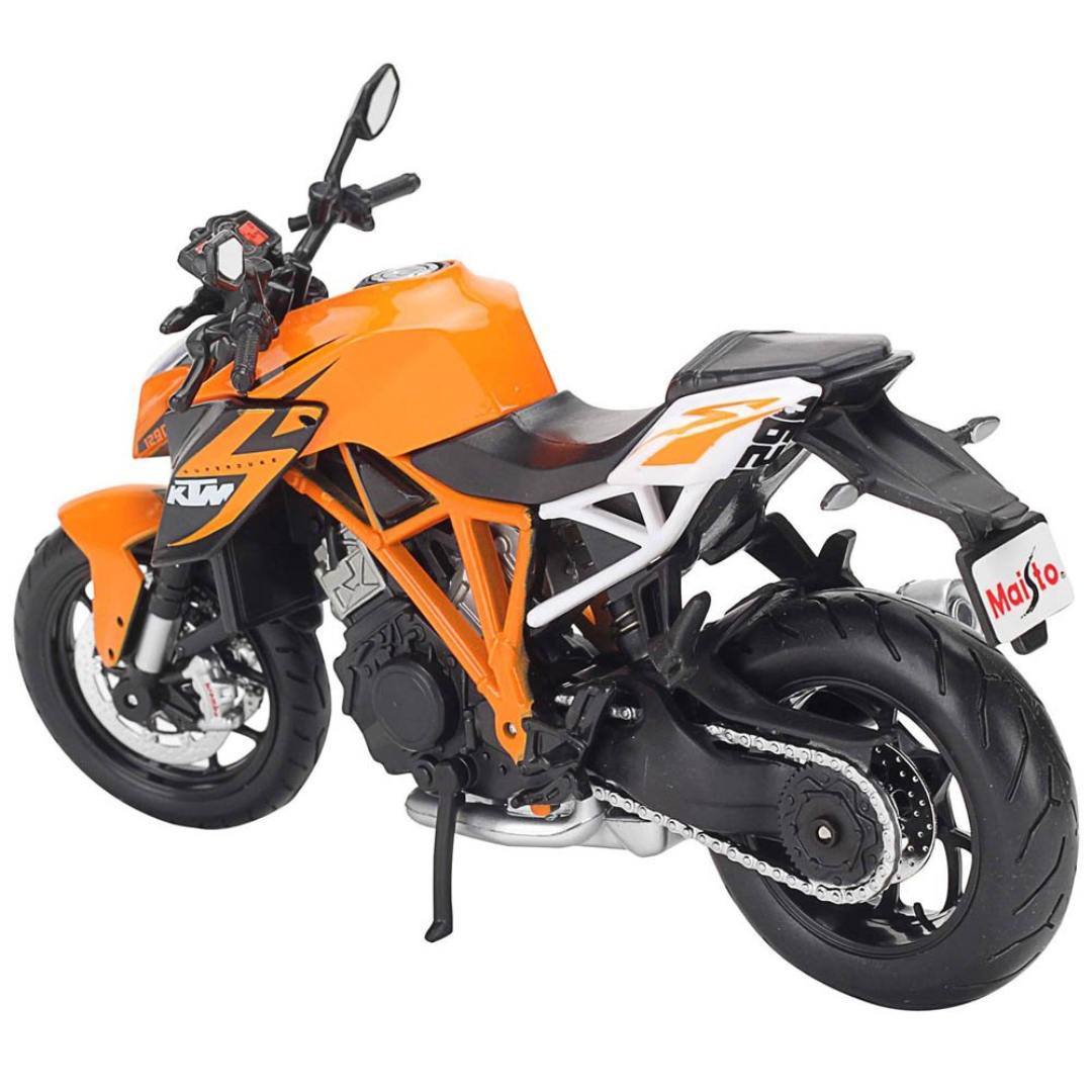 Orange KTM 1290 Super Duke R 1:12 Scale Bike by Maisto -Maisto - India - www.superherotoystore.com