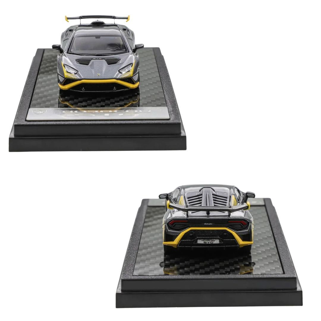 Lamborghini Huracan Sto ( Silver Grey) 1:64 Scale Die-Cast Car By Lcd Models By Lcd Models