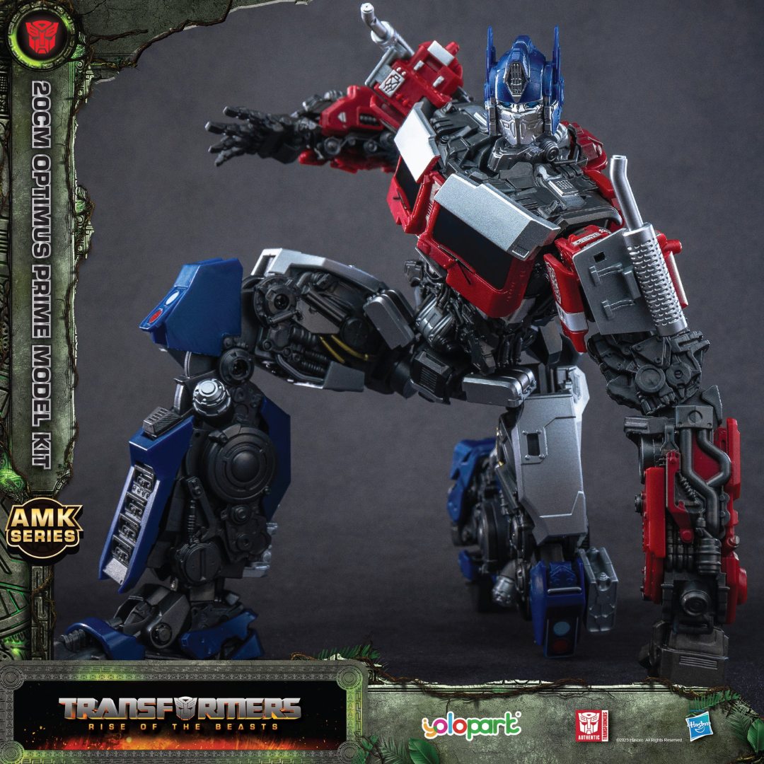 Transformers Rise Of The Beasts: Amk Series 20Cm Optimus Prime Model Kit By Yolo Park -Iron Studios - India - www.superherotoystore.com