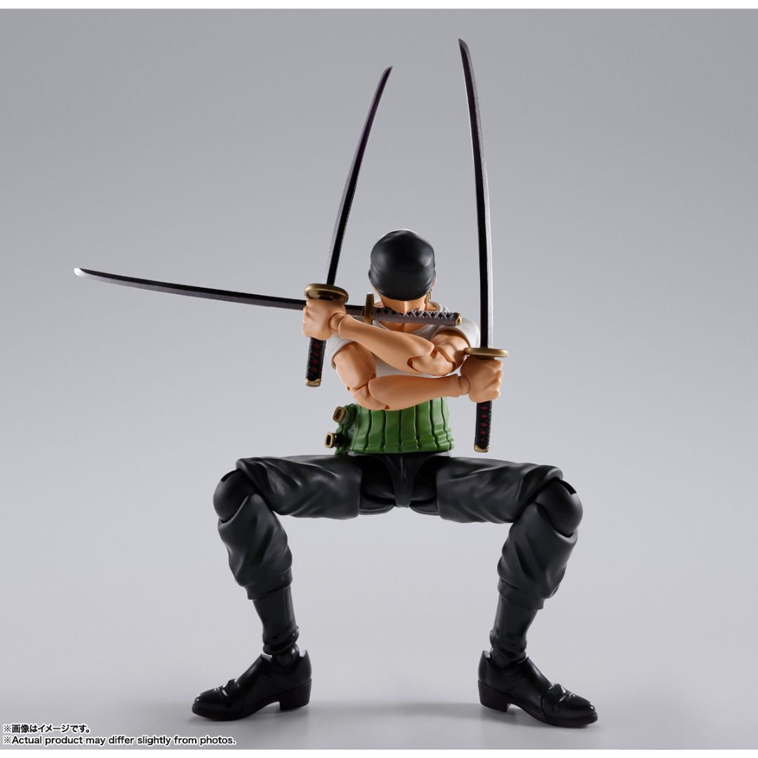 One Piece Roronoa Zoro Romance Dawn S.H.Figuarts By Tamashii Nations -Tamashii Nations - India - www.superherotoystore.com