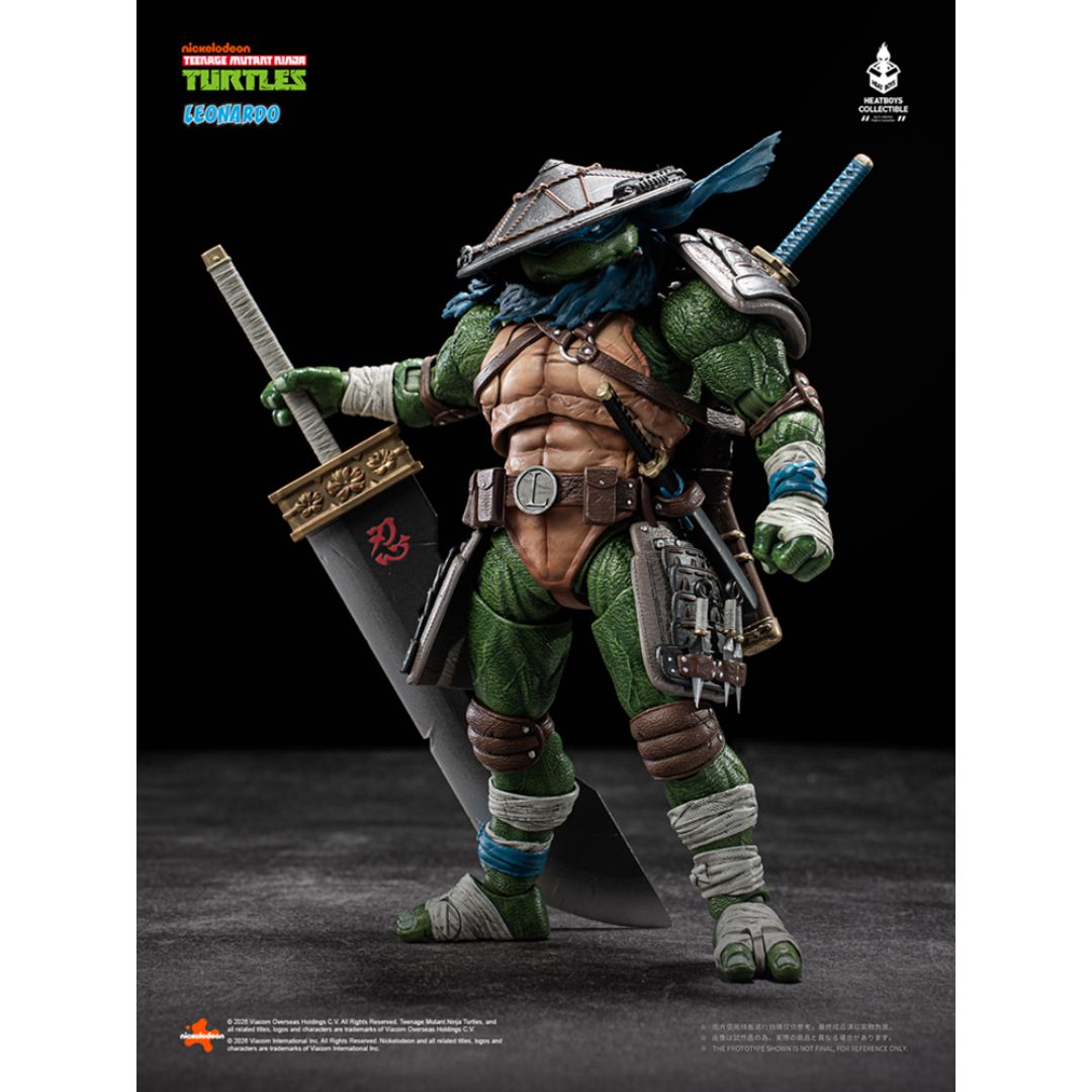 Teenage Mutant Ninja Turtles Leonardo Action Figure Deluxe Version By Heatboys