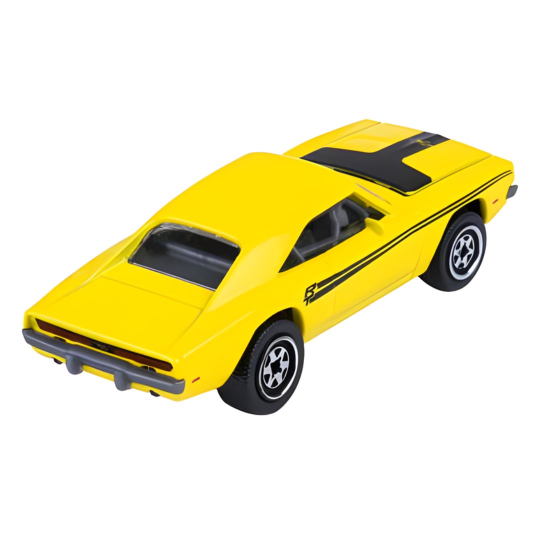 Vintage Yellow Dodge Charger 1:64 Scale Die-Cast Car By Majorette -Majorette - India - www.superherotoystore.com