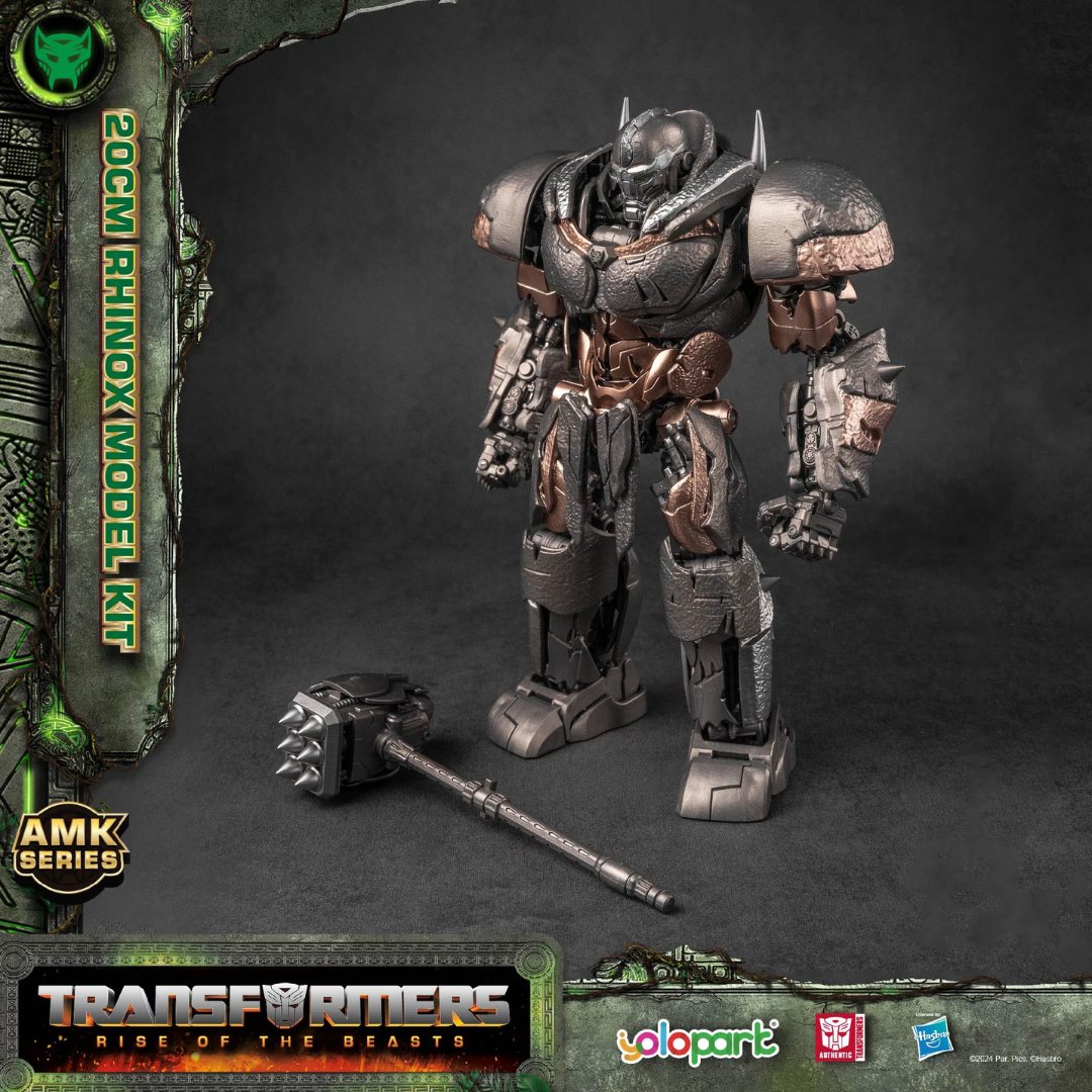 Transformers Rise Of The Beasts: Amk Series 20Cm Rhinox Model Kit By Yolo Park -Yolo Park - India - www.superherotoystore.com