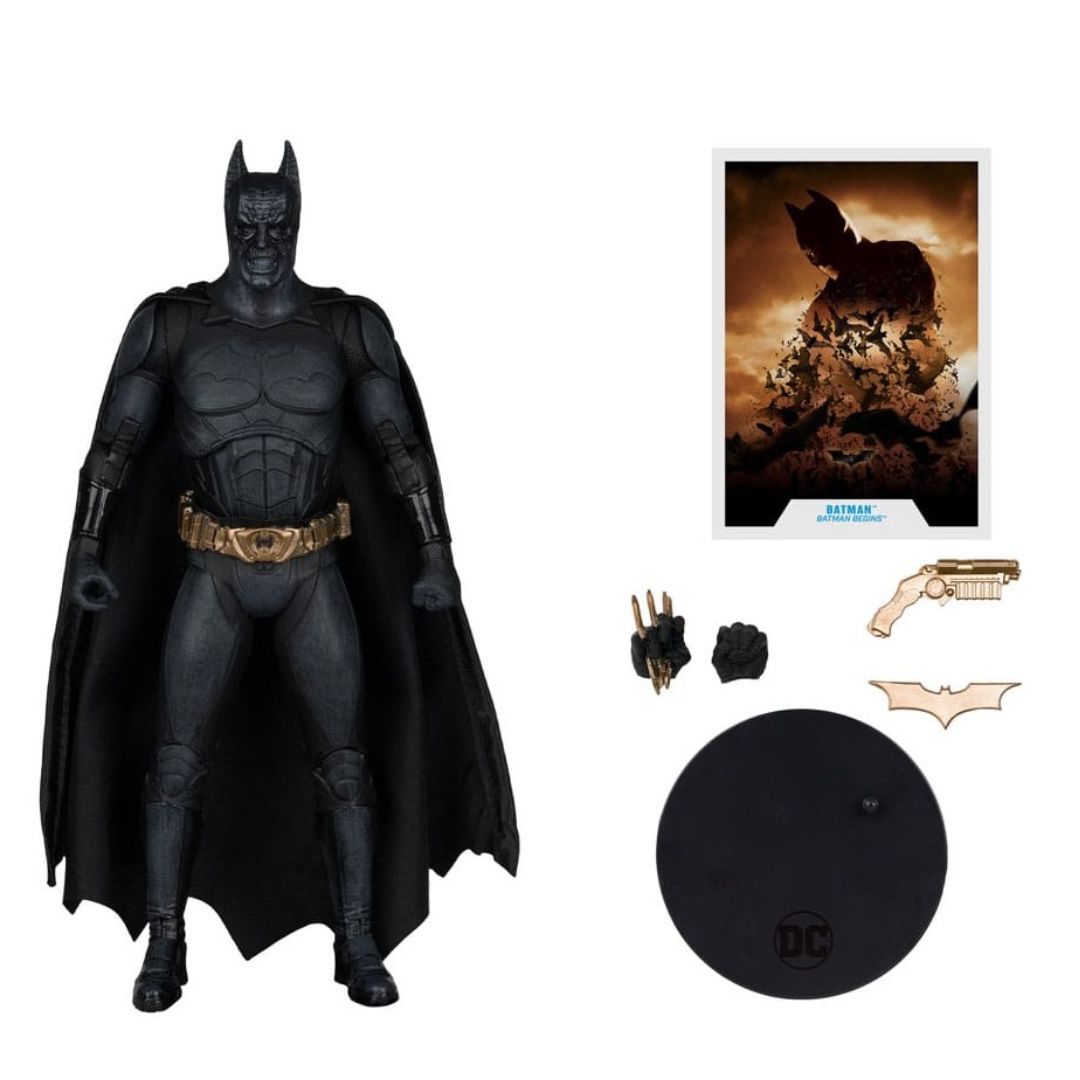 Batman (Batman Begins)(Gold Label) DC Multiverse Action Figure By Mcfarlane Toys -McFarlane Toys - India - www.superherotoystore.com